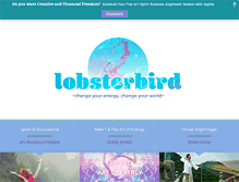 Tablet Screenshot of lobsterbird.com